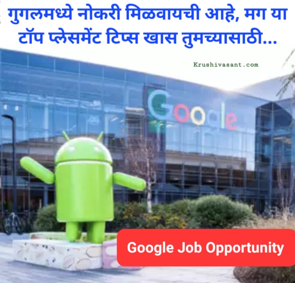 Google Job Opportunity गुगलमध्ये नोकरी मिळवायची आहे, मग या टॉप प्लेसमेंट टिप्स खास तुमच्यासाठी...